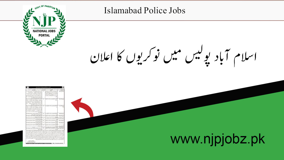 Islamabad Police Jobs